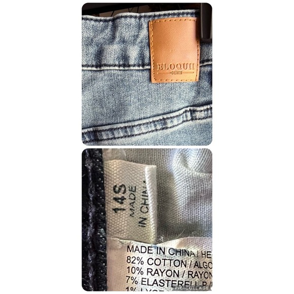 Anthropologie ELOQUII Denim super Hi-Rise blue Jeans Size 14S - Picture 8 of 15